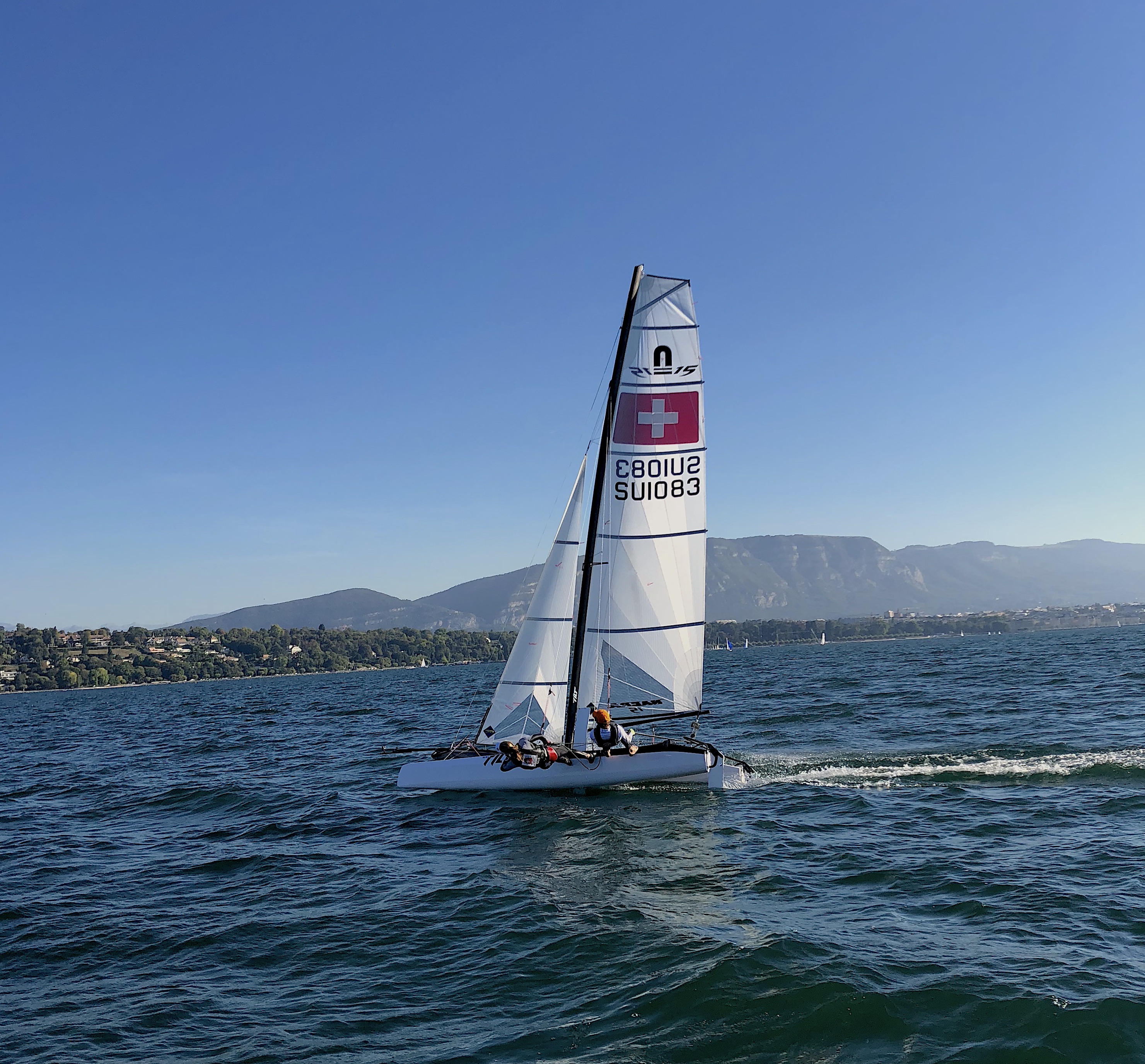  Nacra 15  Swiss Class Championship 2018  YC Geneve  Final results