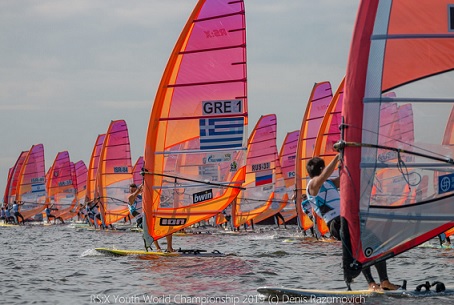  RS:XWindsurfer  Youth World Championship 2019  St.Petersburg RUS  Day 2, Zror ISR leads, Temko USA now 49th