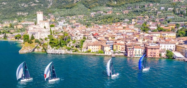  Melges 32  King of the Lake  Malcesine ITA  Day 1, duo leading after 3 races