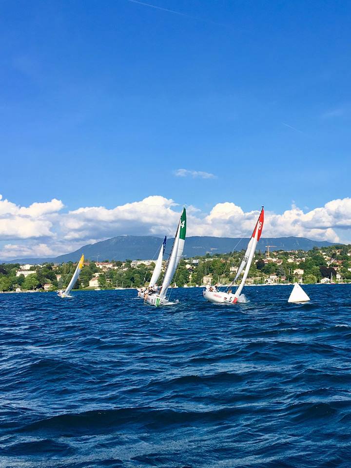  J/70  Swiss Sailing Super League, Act 4  SN Geneve  Day 1, local SNG team interim's first