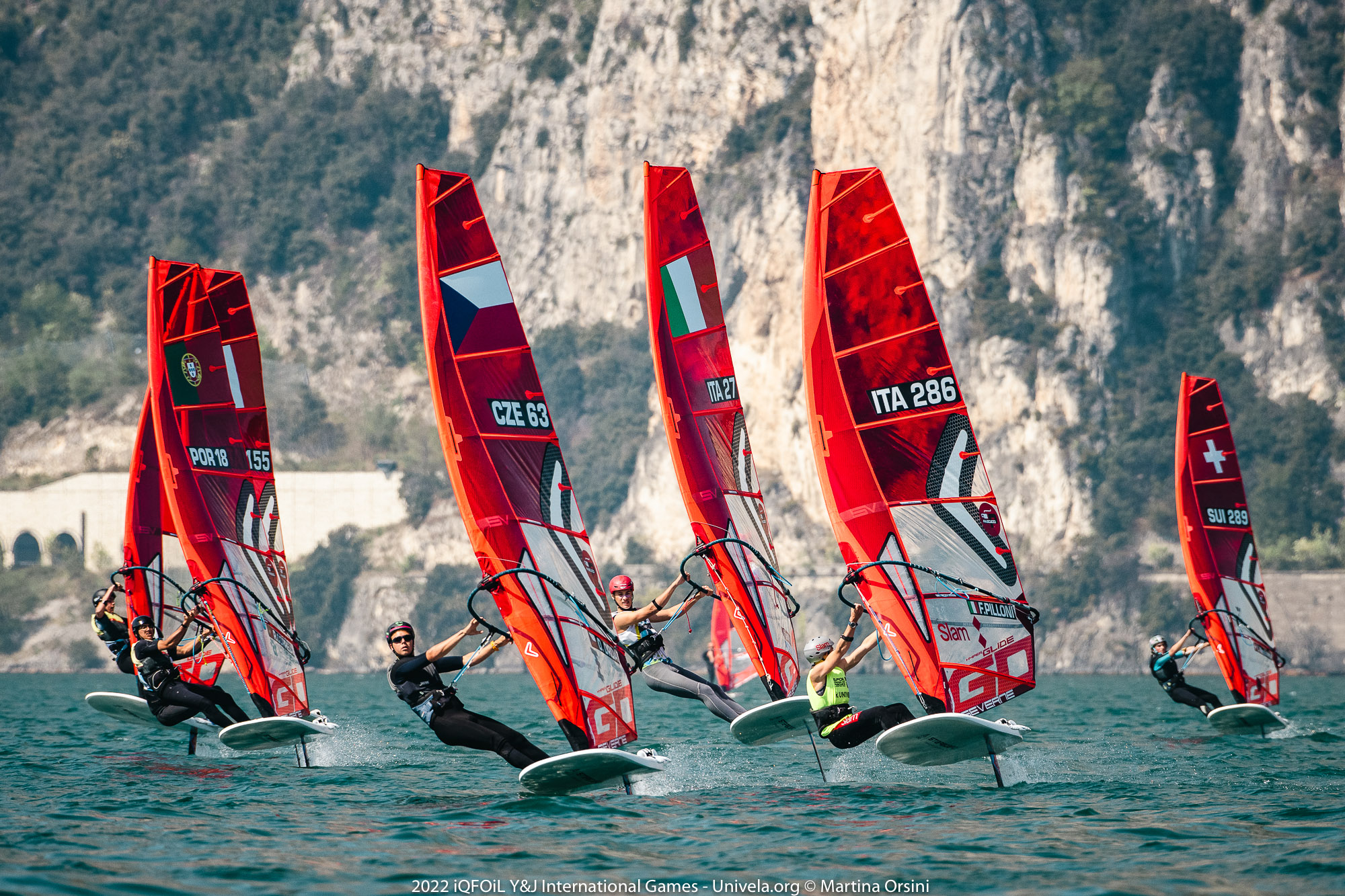  iQFoil  Youth World Championship 2022  Silvaplana SUI  Start today