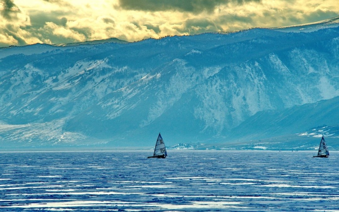  DN IceSailing  Sailing Week  Lake Baikal RUS  Day 3, with North Americans