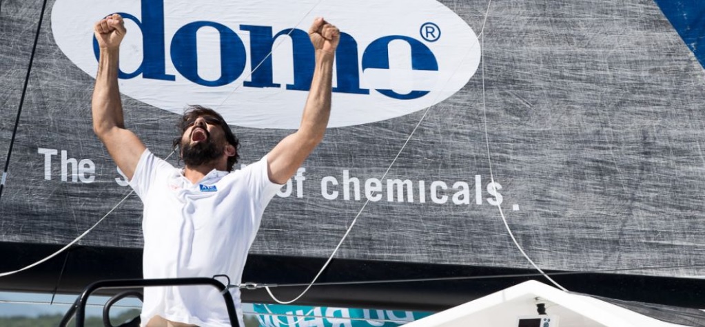  Class 40  Route du Rhum  PointàPitre FRA  Day 16  Victory for Yoann Richomme FRA, Hennessy USA 12th 