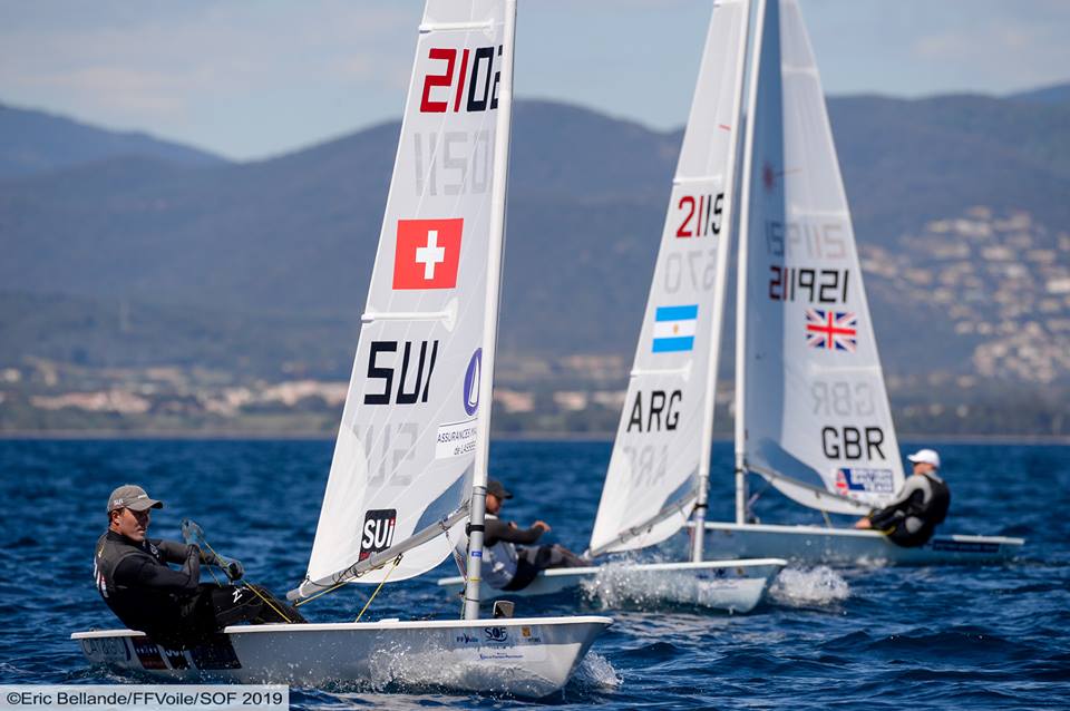  Laser  Semaine Olympique  Hyeres FRA  Final results, Paige Railey USA 8th, Charlie Buckingham USA 13th