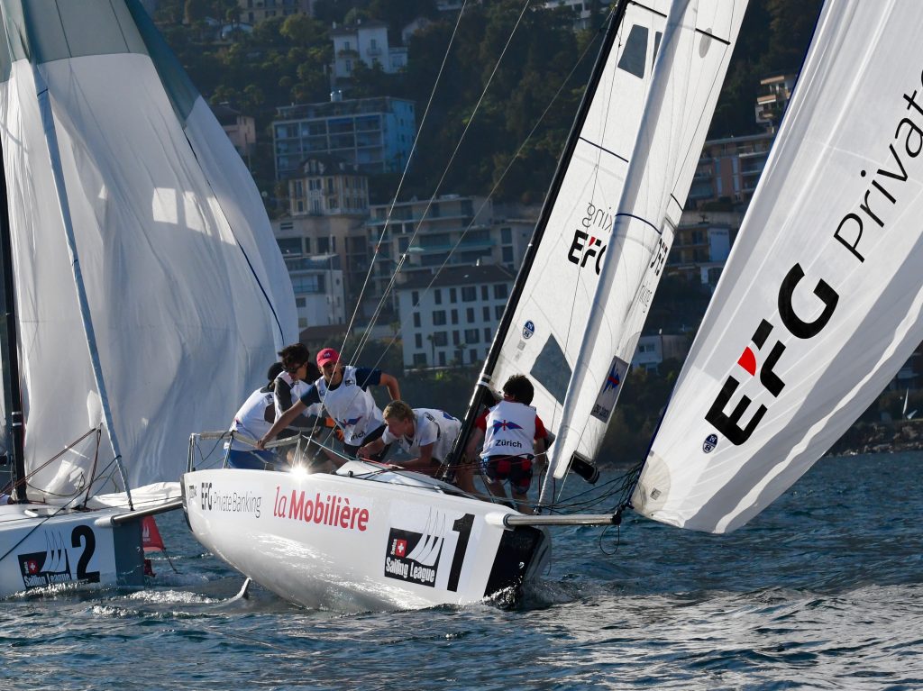 J/70  Swiss Sailing League Youth Cup  YC Locarno  Day 1