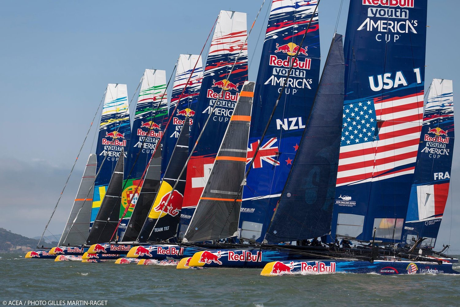  AC45Catamaran  Youth America's Cup  Hamilton BER  Day 1, Next Generation USA only 5th