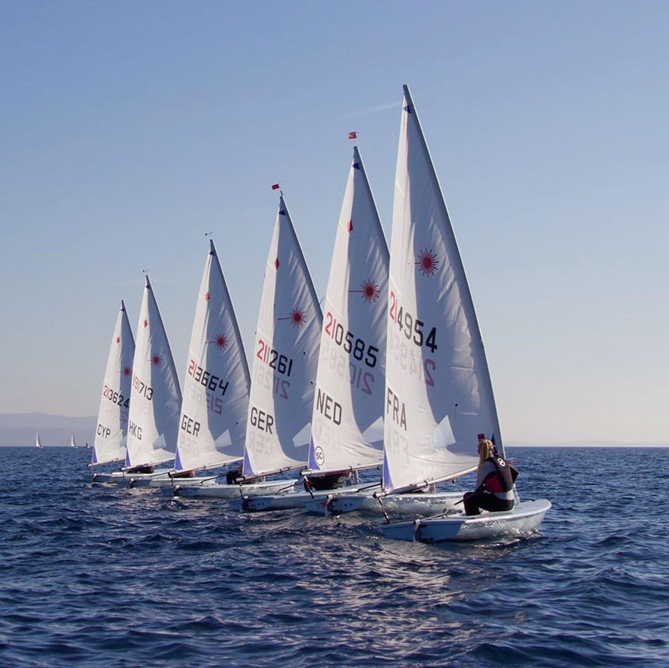  Laser Standard + Radial  U21 World Championship 2019  Split CRO, with CAN, MEX and USA participants