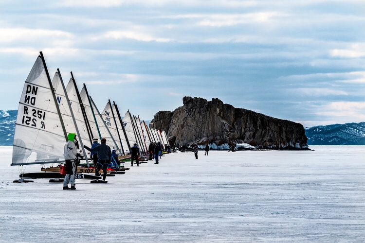  DN IceSailing  Sailing Week  Lake Baikal RUS, first races today