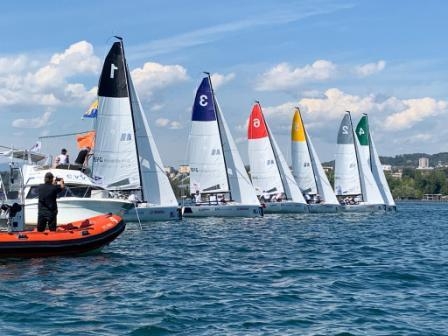  J/70  Swiss Sailing Challenge League  Lausanne  Day 1