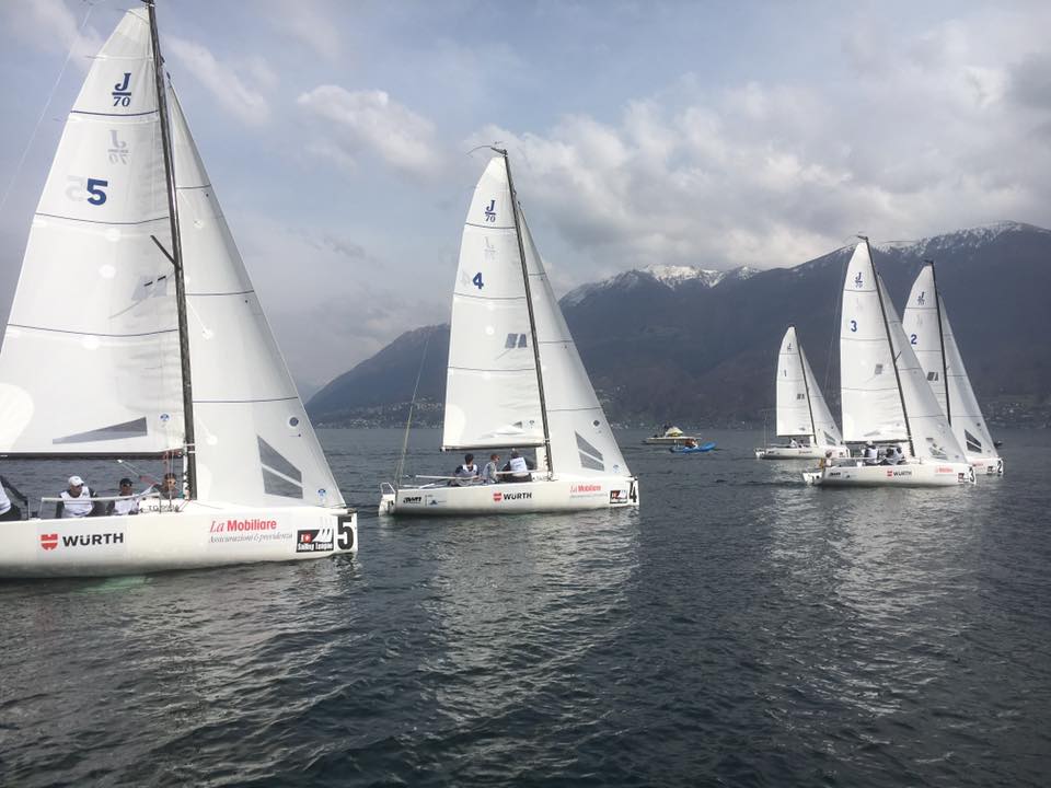  J/70  Swiss Sailing League 2016  Act 1  YC Locarno  Day 2