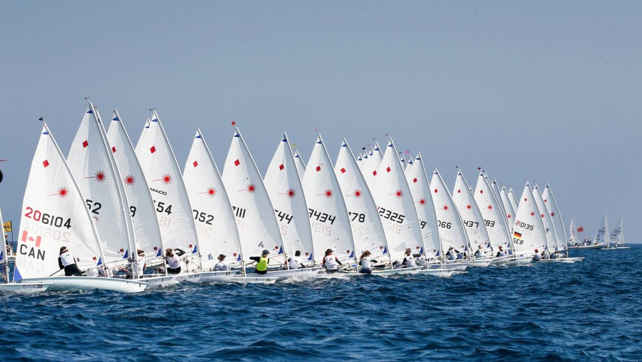  Laser  Semaine Olympique  Hyeres FRA  Day 5  Charlie Buckingham stays on 12th, Paige Railey descends on rank 8 
