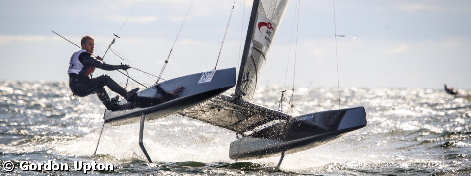  ACat  British National Championship 2019  Weymouth GBR  Final results, AUS wins in both categories, Mahoney USA 3rd