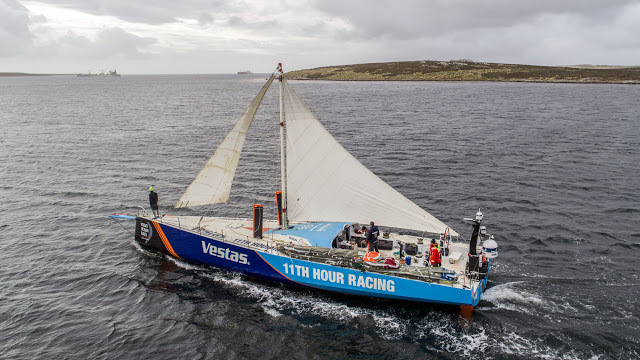  VOR65  Ocean Race 2017/18  Itajai BRA  Auch 'Vestas' in Itajai eingetroffen