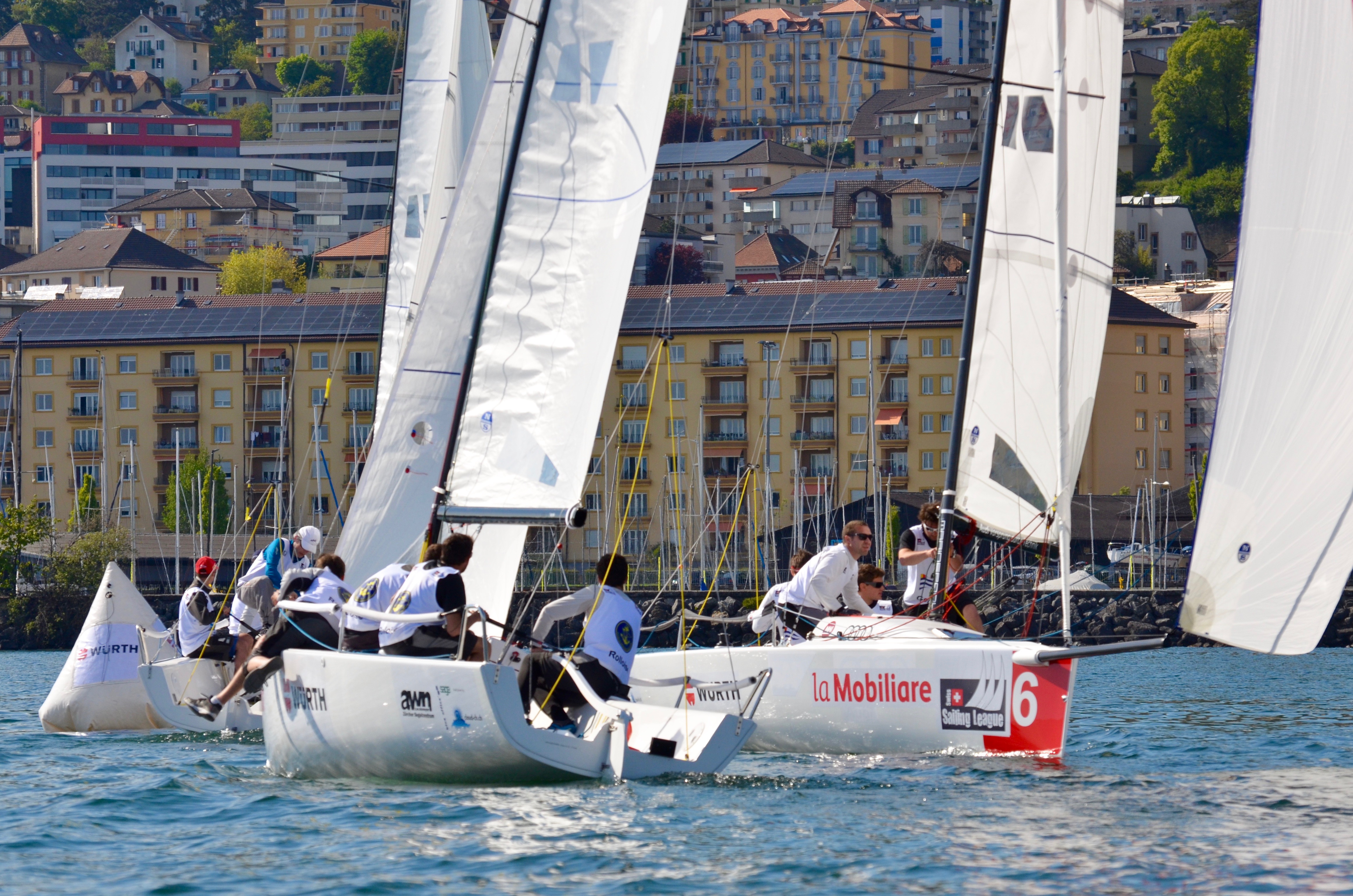  J/70  Swiss Sailing League 2016  Act 2  CV Neuchatel  Day 2