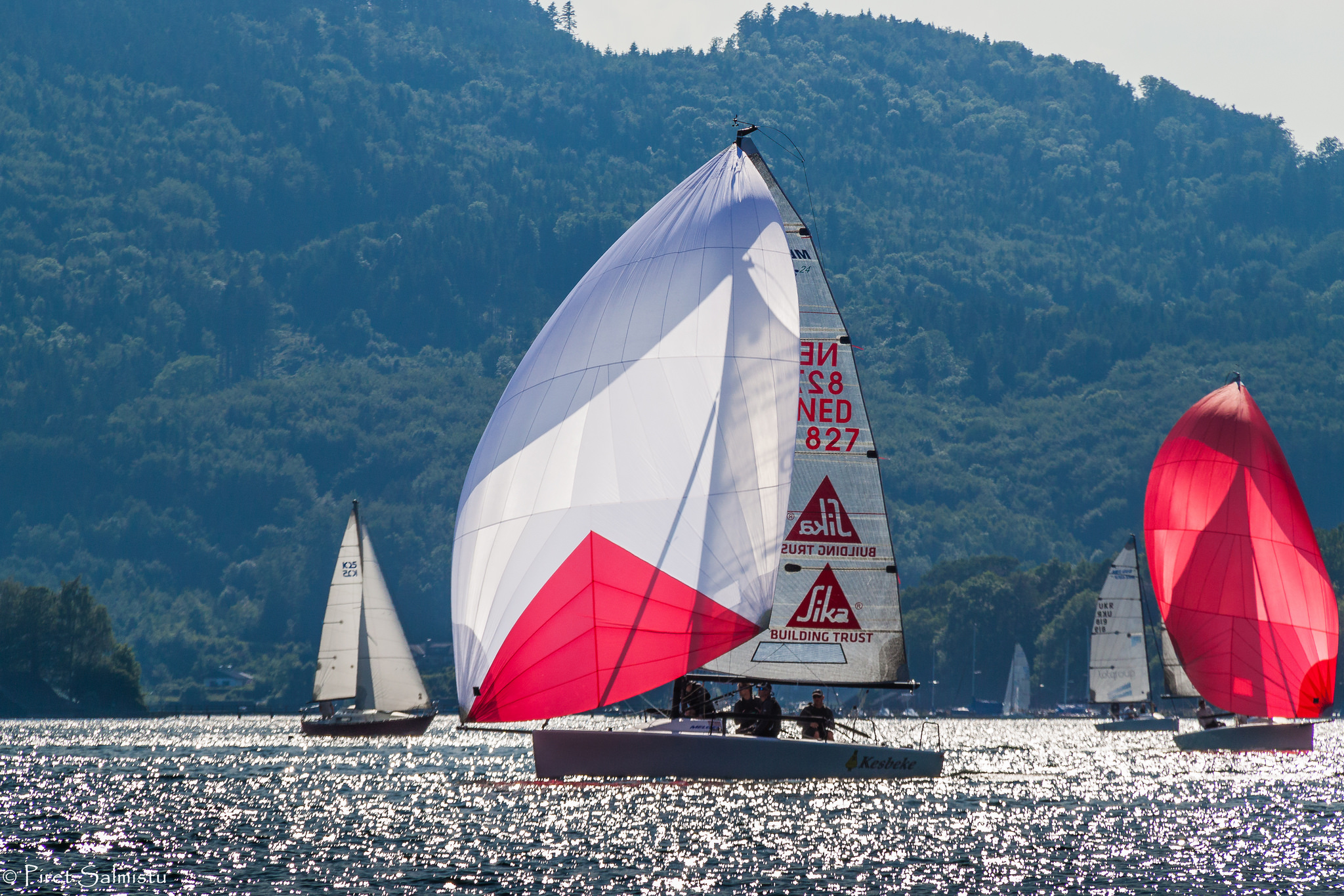  Melges 24  European Sailing Series  Attersee AUT  Day 1, the Swiss