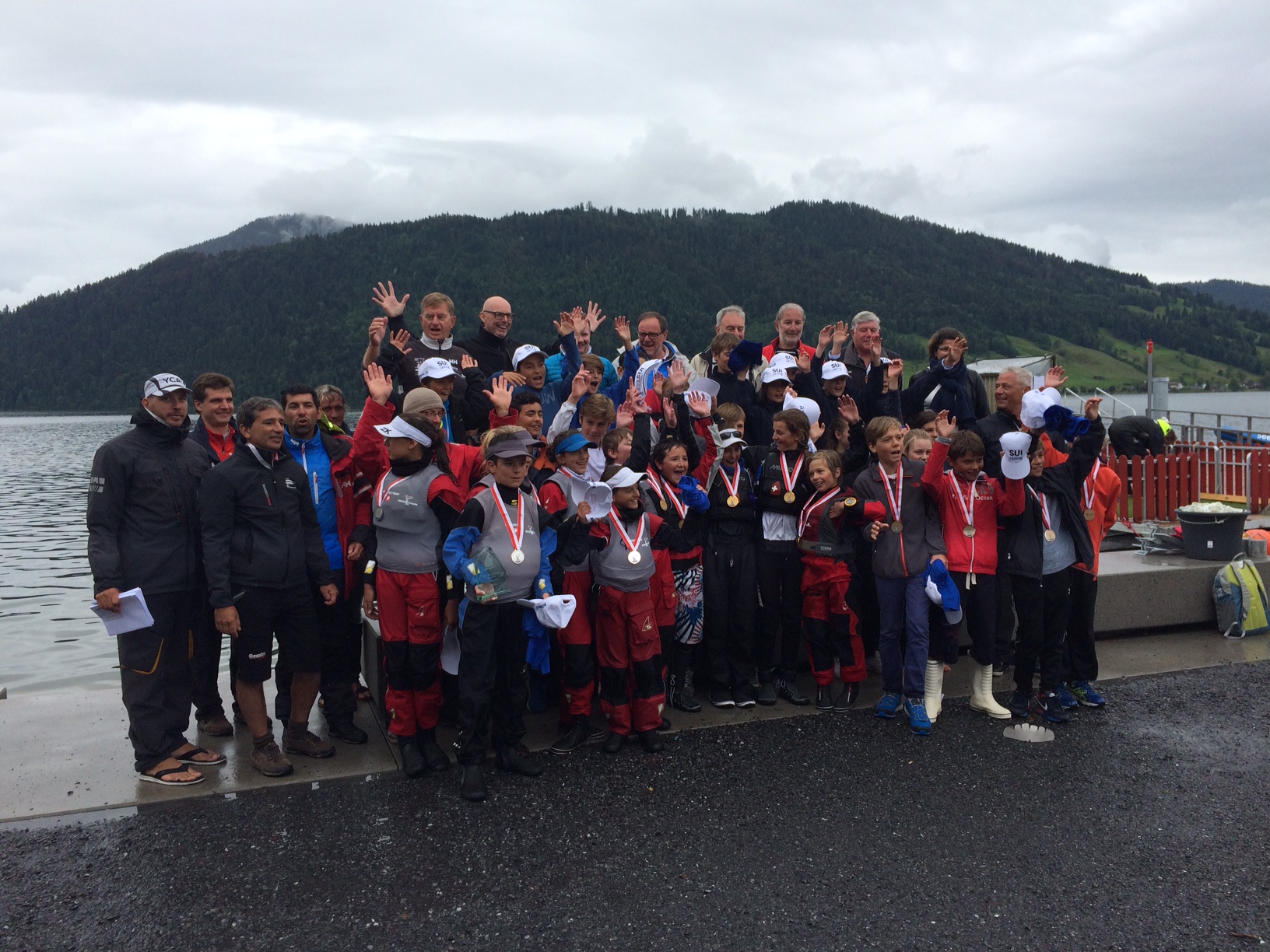  Optimist  Team Race Swiss Championship 2016  SC Aegeri  Final results