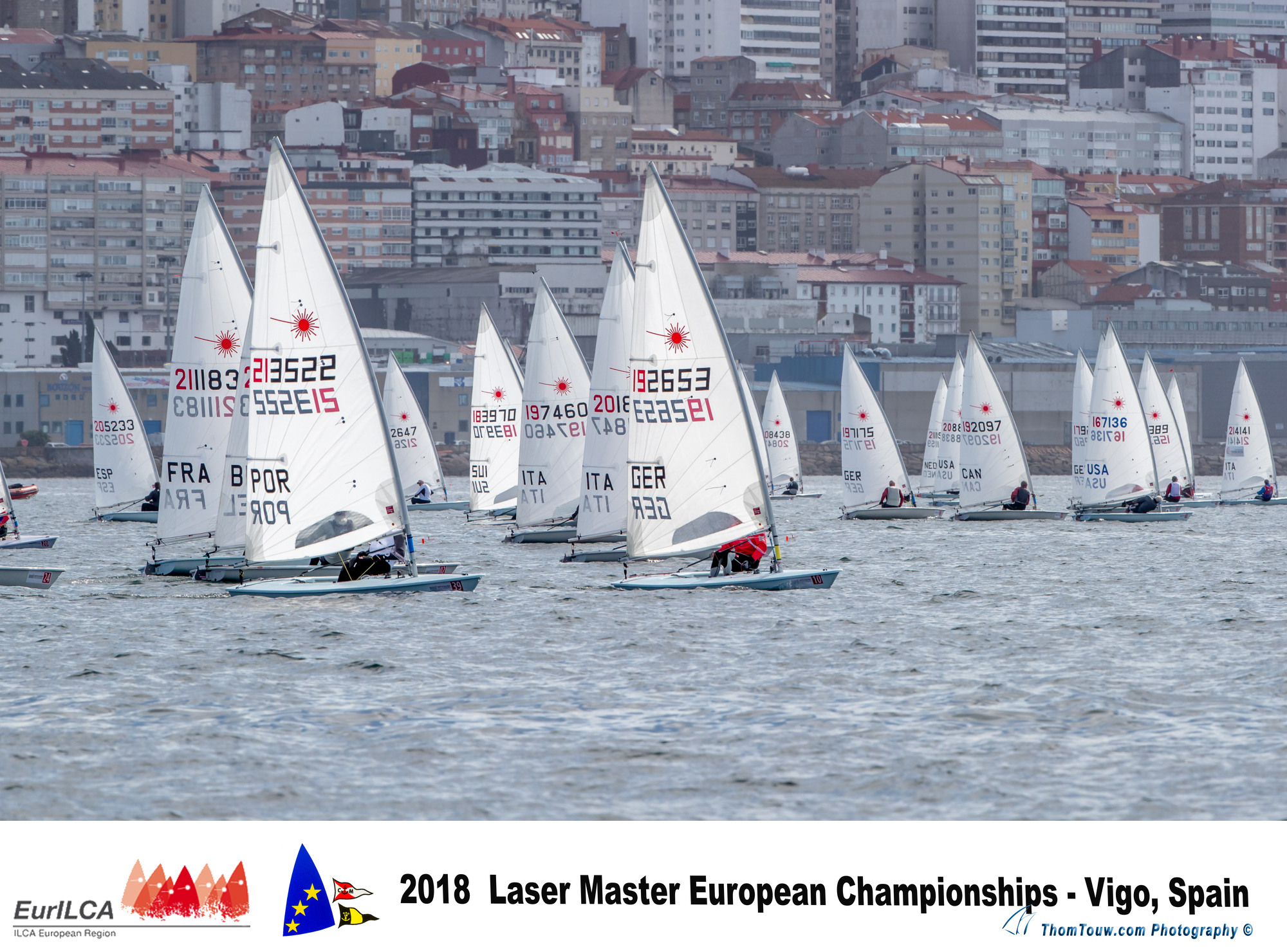  Laser Standard + Radial  European Master Championship  Vigo ESP  Final results, the Swiss