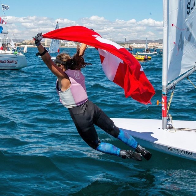  Laser 4.7  Youth European Championship 2020  Vilamoura POR  Final results  Titles for Switzerland, Greece, Italy and Croatia