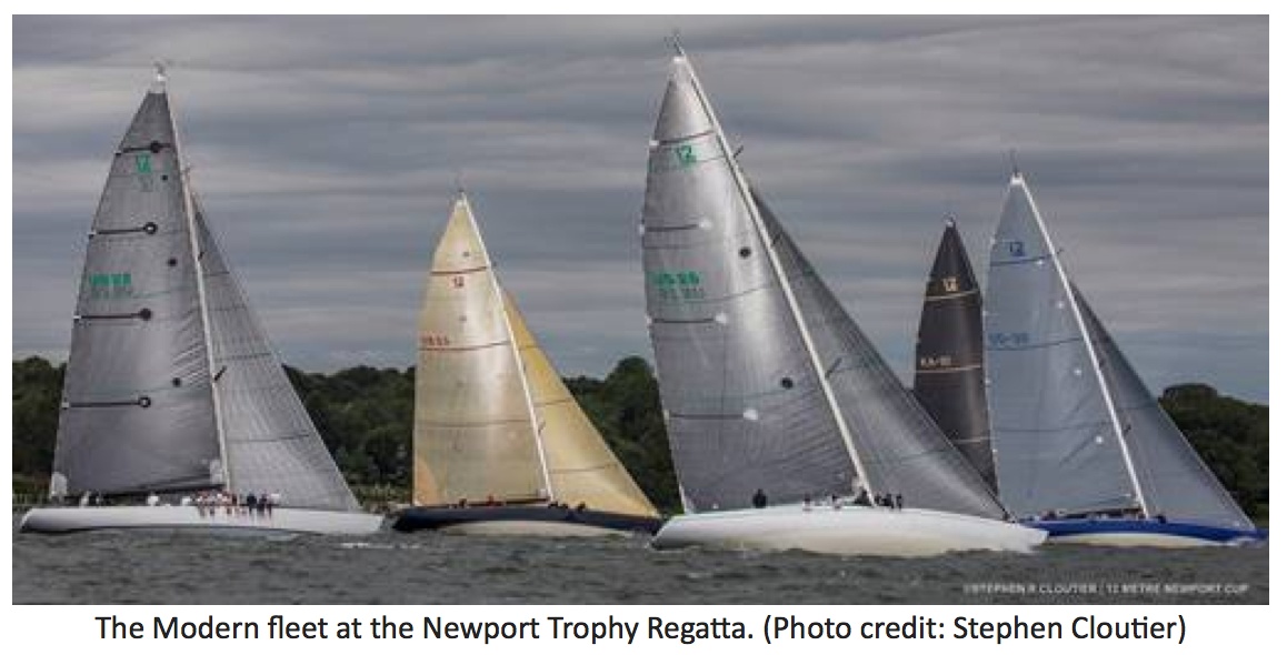  12 Metre  Newport Trophy Regatta  Final results with Columbia, Challenge XII and New Zealand as winners