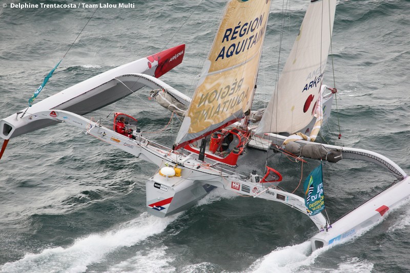  Class 40, Multi 50, Ultime, Open  Transat Quebec CAN St.Malo FRA  Day 9