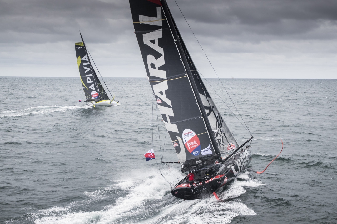  IMOCA Open 60  VendeeArctiqueLes Sables  Day 9, a leading trio fighting for victory
