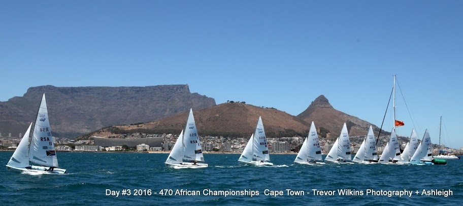  470  African Championship 2016  Capetown RSA  Une place aux JO pour l'Angola