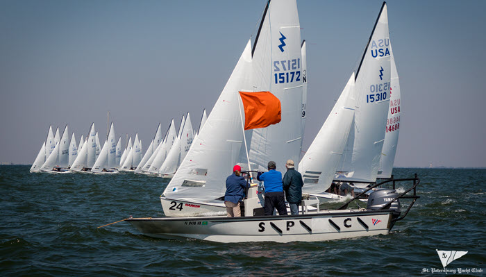  Lightning  2019 World Championship  Espoo FIN  Day 2, Conte ARG leads ahead of Starck USA