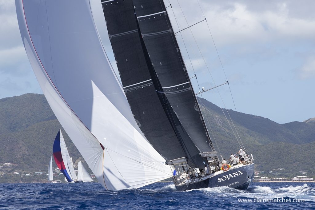 ORC  Super Yacht Challenge  Antigua ANT  Day 2  a perfect sailing day