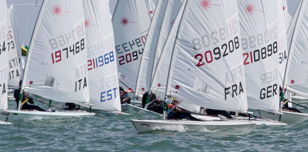  Laser  Europacup 2018  Oostende BEL  Final results, the Swiss