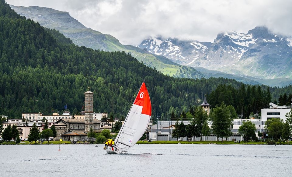  J/70  Swiss Sailing League  Youth Cup  SC St.Moritz  Day 1