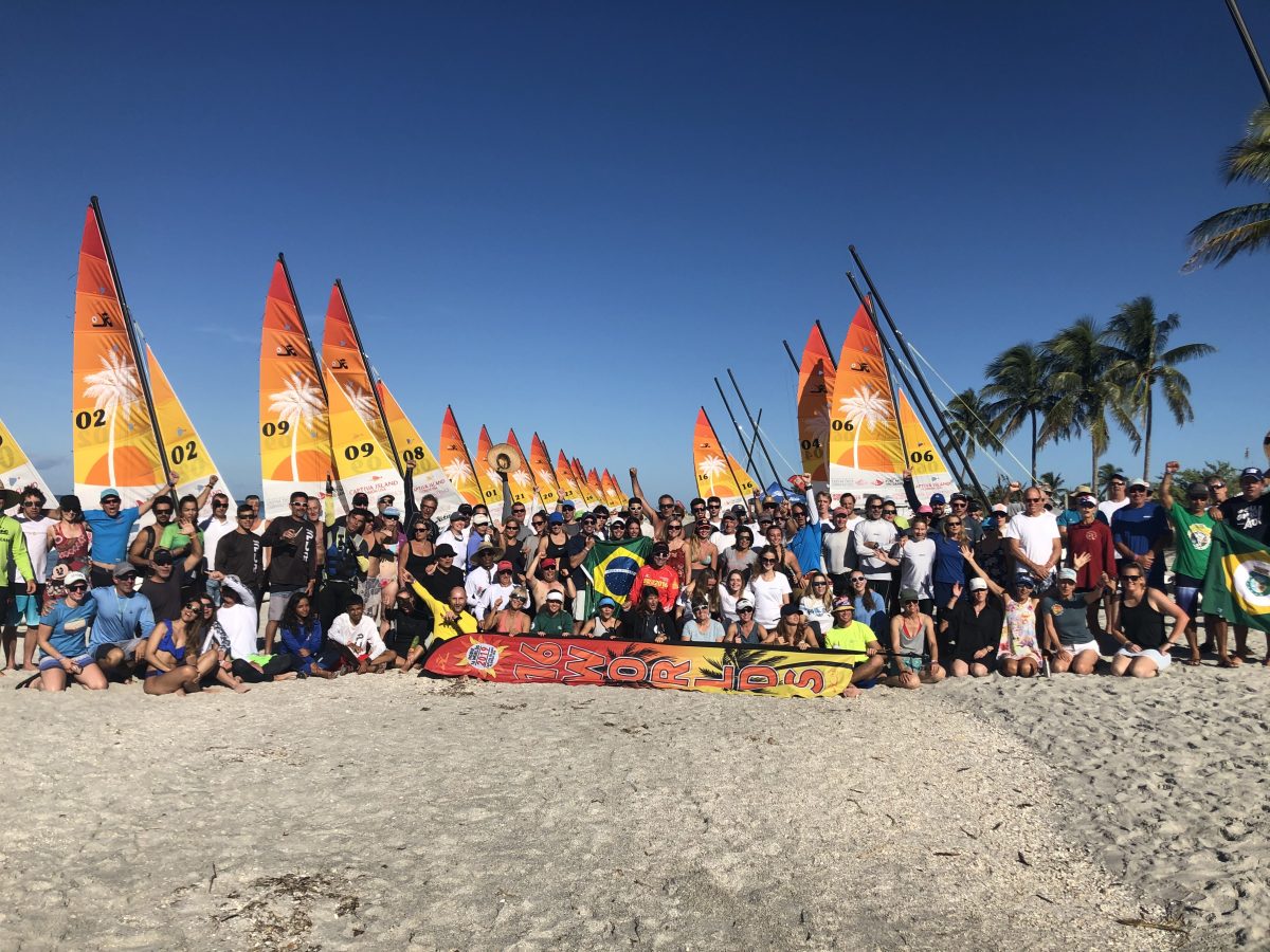  HobieCat 16  World Championship 2019  Captiva Island FL, USA  Day 7, no wind yesterday