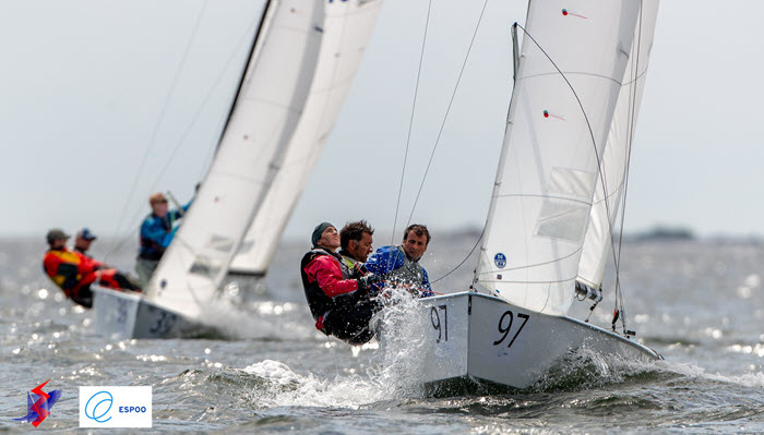  Lightning  World Championship 2019  Espoo FIN  Day 3, Conte ARG still leading before final two races today