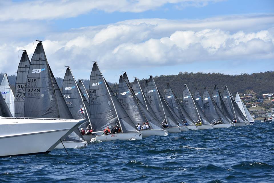  SB20  World Championship 2018  Hobart AUS  Day 1