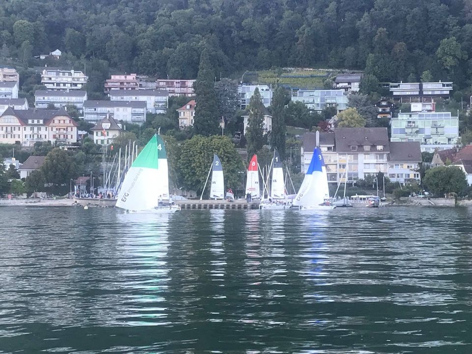  J/70  Swiss Sailing Super League  Act 4  YC Bielersee  Day 1  Pas de vent