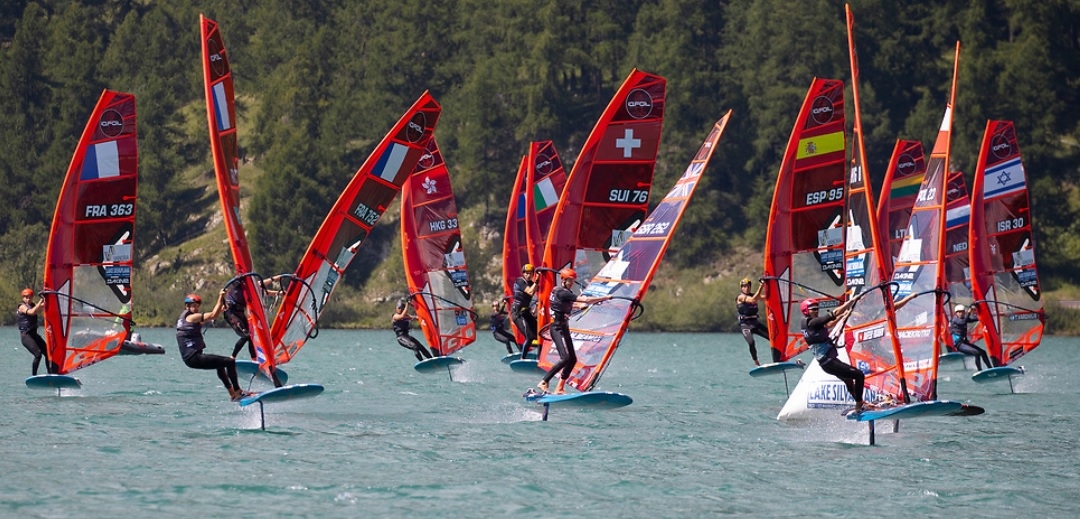  iQFoil  World Championship 2021  Silvaplana SUI  Day 3  the Swiss
