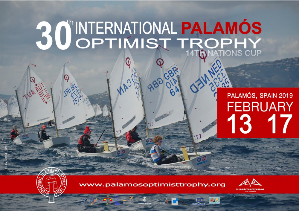  Optimist  International Trophy  Palamos ESP  Start today with 18 USA Optimists