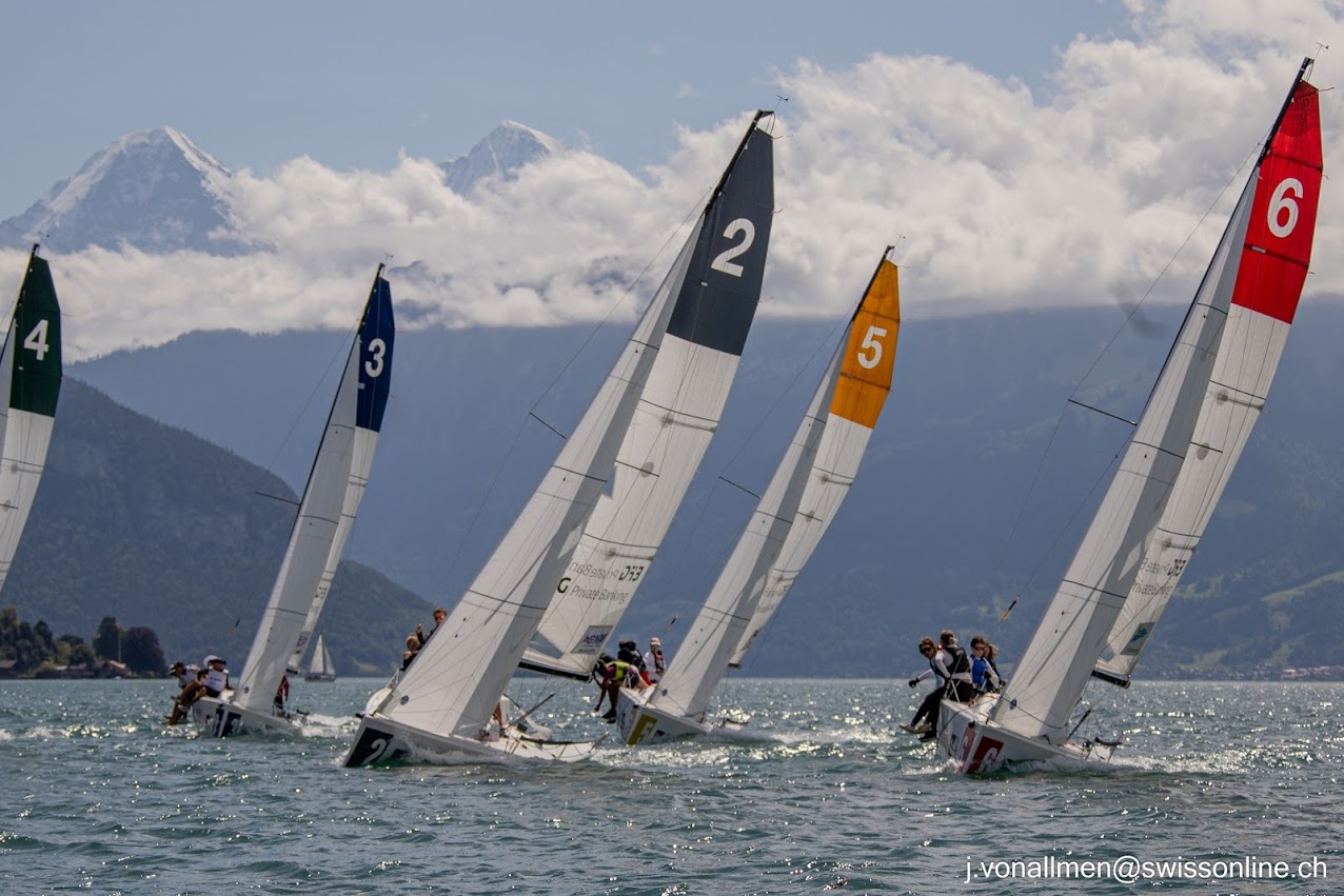  J/70  Swiss Sailing League  Youth Cup  RC Oberhofen  Day 1