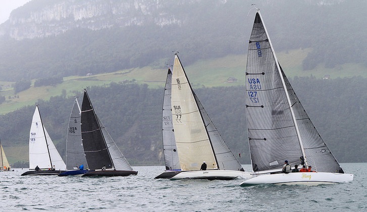  6mJI  Class Championship 2016  Brunnen SUI  Day 2, good results of USA teams