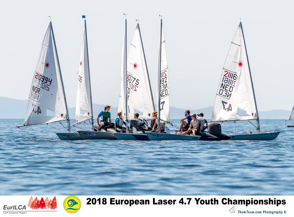  Laser 4.7  Youth European Championship 2018  Patras GRE  Day 5, the Swiss