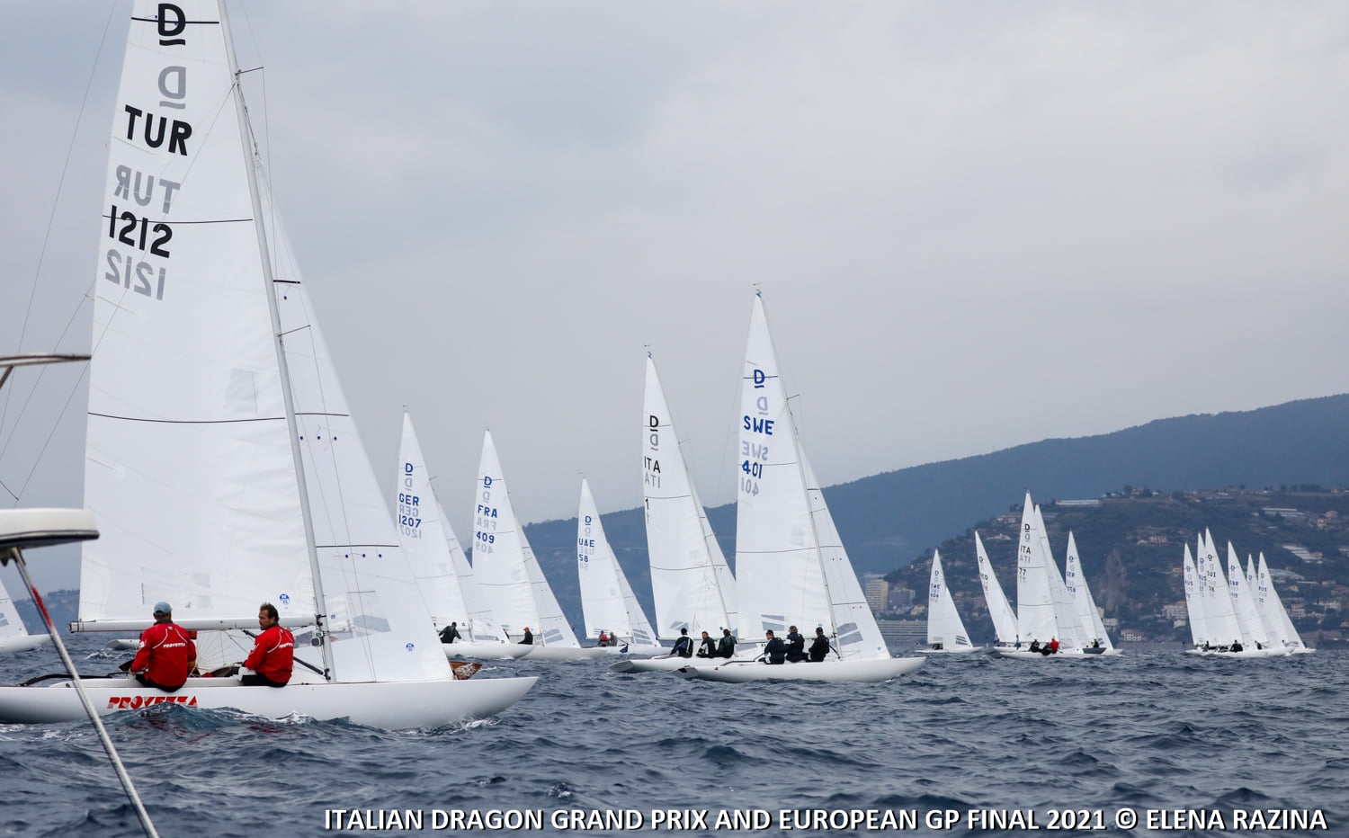  Dragon  European Grand Prix  Finals  San Remo ITA  Final results