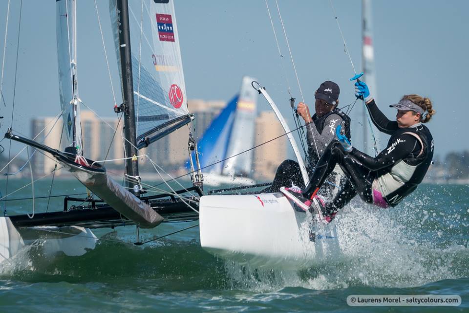  49er, Nacra 17  World Championship 2016  Clearwater FL, USA  Day 3  Les Suisses