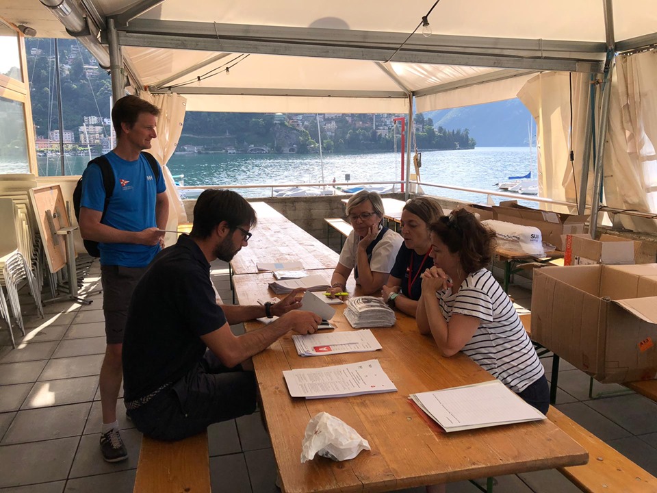  Optimist  Team Race Swiss Championship 2019  CV Lago di Lugano  Day 1