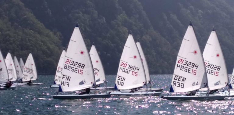  Laser  Europacup 2019  Act 2  CV Lago di Lugano SUI  Day 2, the Swiss
