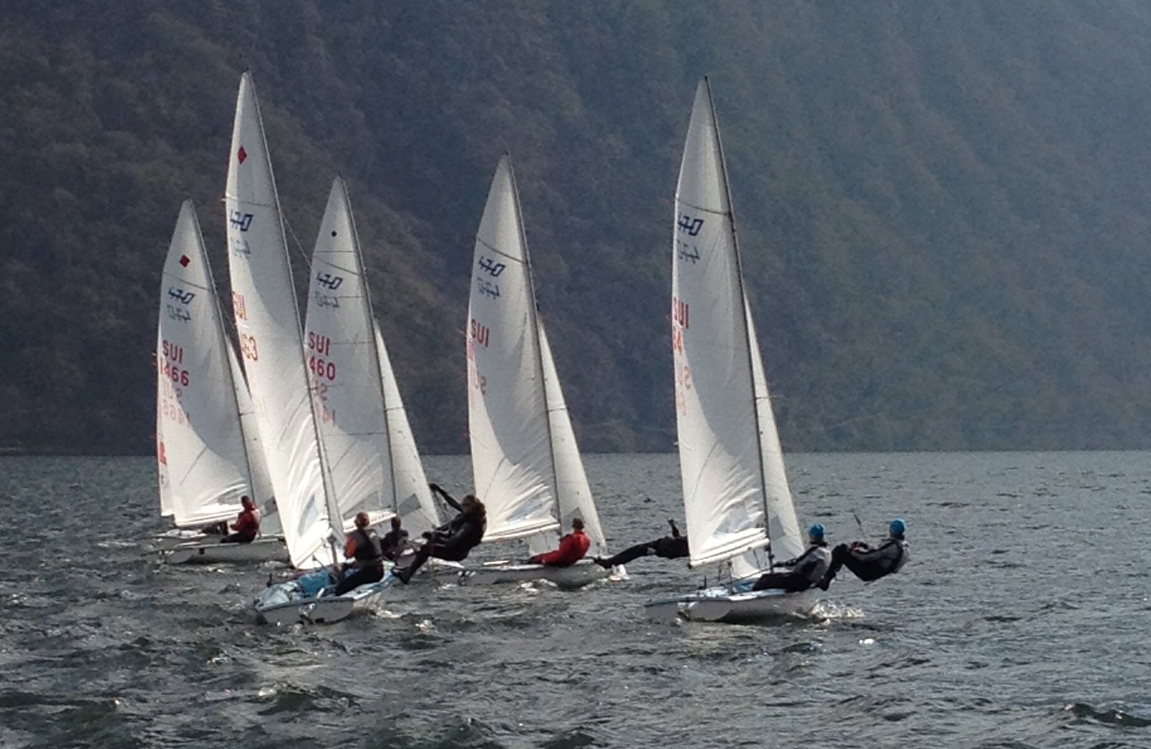  420, 470  Championnat par points  CV Lago di Lugano  Day 1