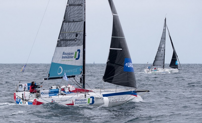  Figaro 3  La Solitaire  Leg 1  Day 3  Alain Gautier FRA in the lead