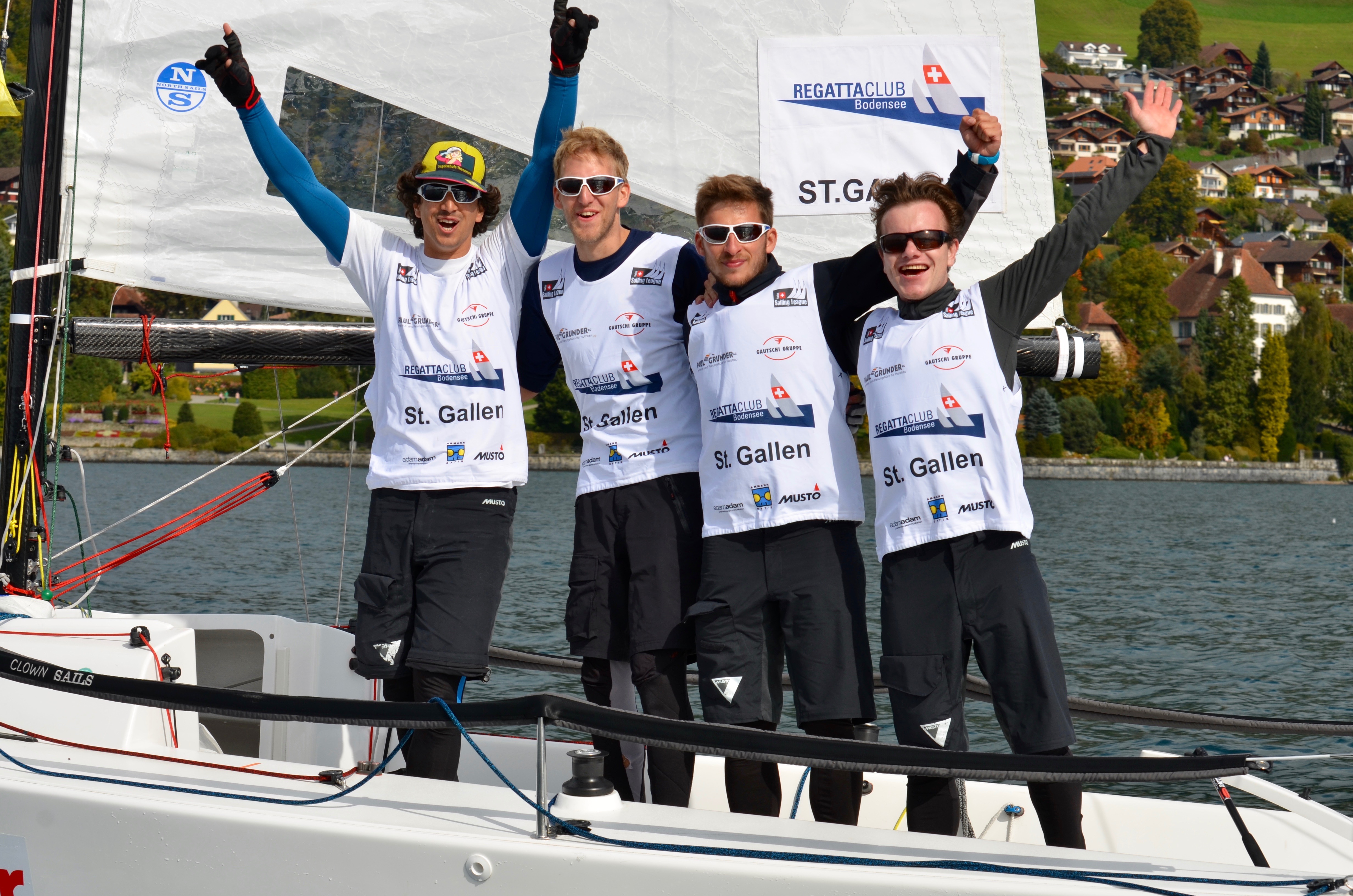  J/70  Swiss Sailing Super League, Finals  Thunersee YC  Final results, with Chris Rast USA