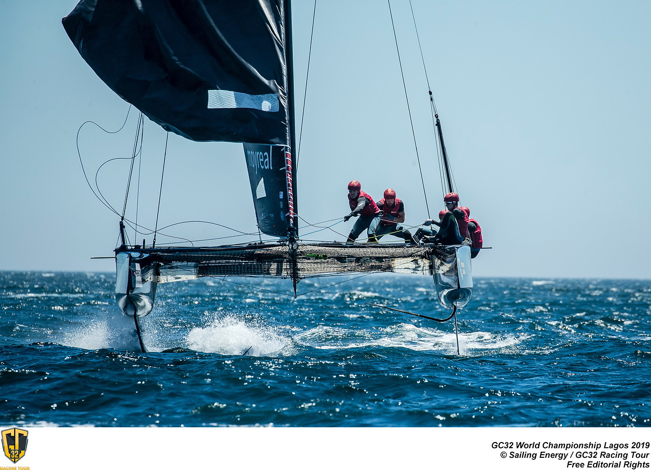  GC32Catamaran  World Championship 2019  Lagos POR  Day 1, four leaders within one point after opening day, Argo USA 5th