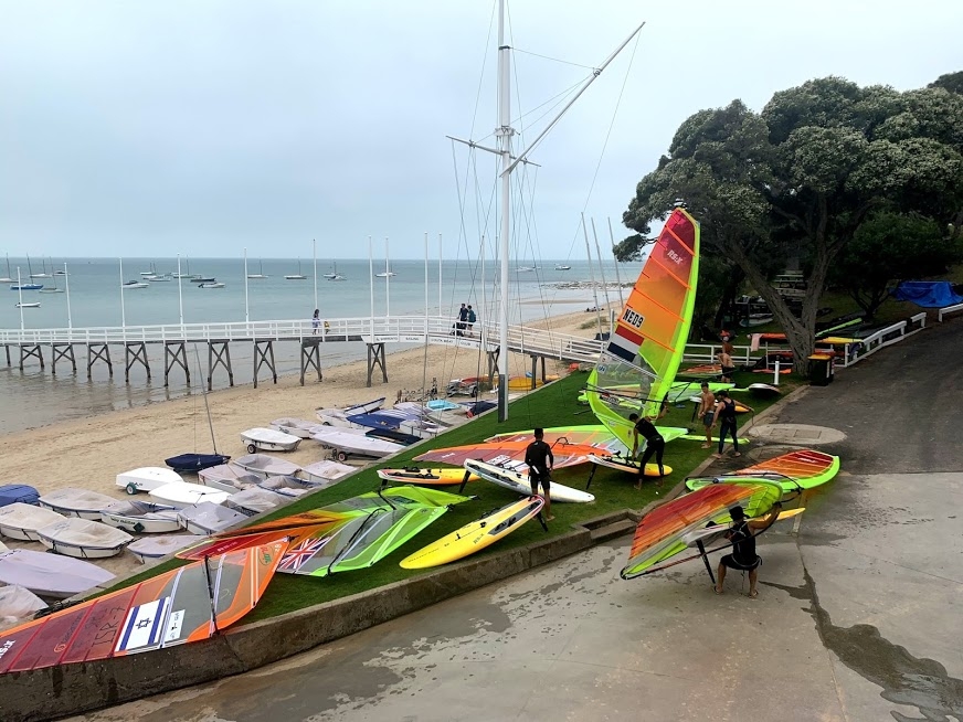  RS:XWindsurfer  World Championship 2020  Sorrento AUS , with USA, CAN and MEX windsurfers
