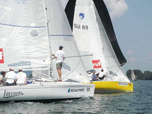  Dolphin, D1Dinghy  Swiss Championship/Eurocup  YC Bielersee  Day 1