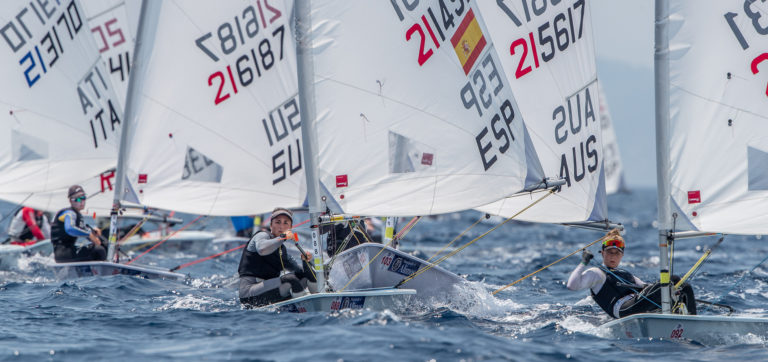  Laser Radial  Youth European Championship 2019  Athens GRE  Final results  Gold for Spain and France, Stefaniuk CAN excellent 17th among 250 participants